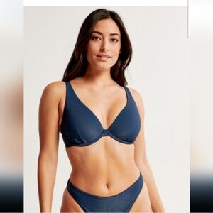 Abercrombie Navy High Apex Bikini set